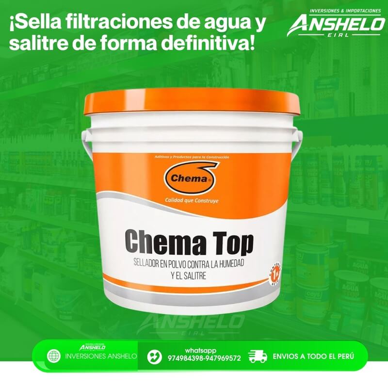 Chema Top Sellador en Polvo contra Humedad y Salitre