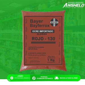 Ocre Importado Rojo Bayer Bayferrox 130 1 kg