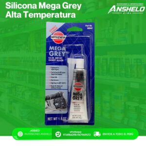 VersaChem Mega Grey Silicona Gris Alta Temperatura 1.5 oz